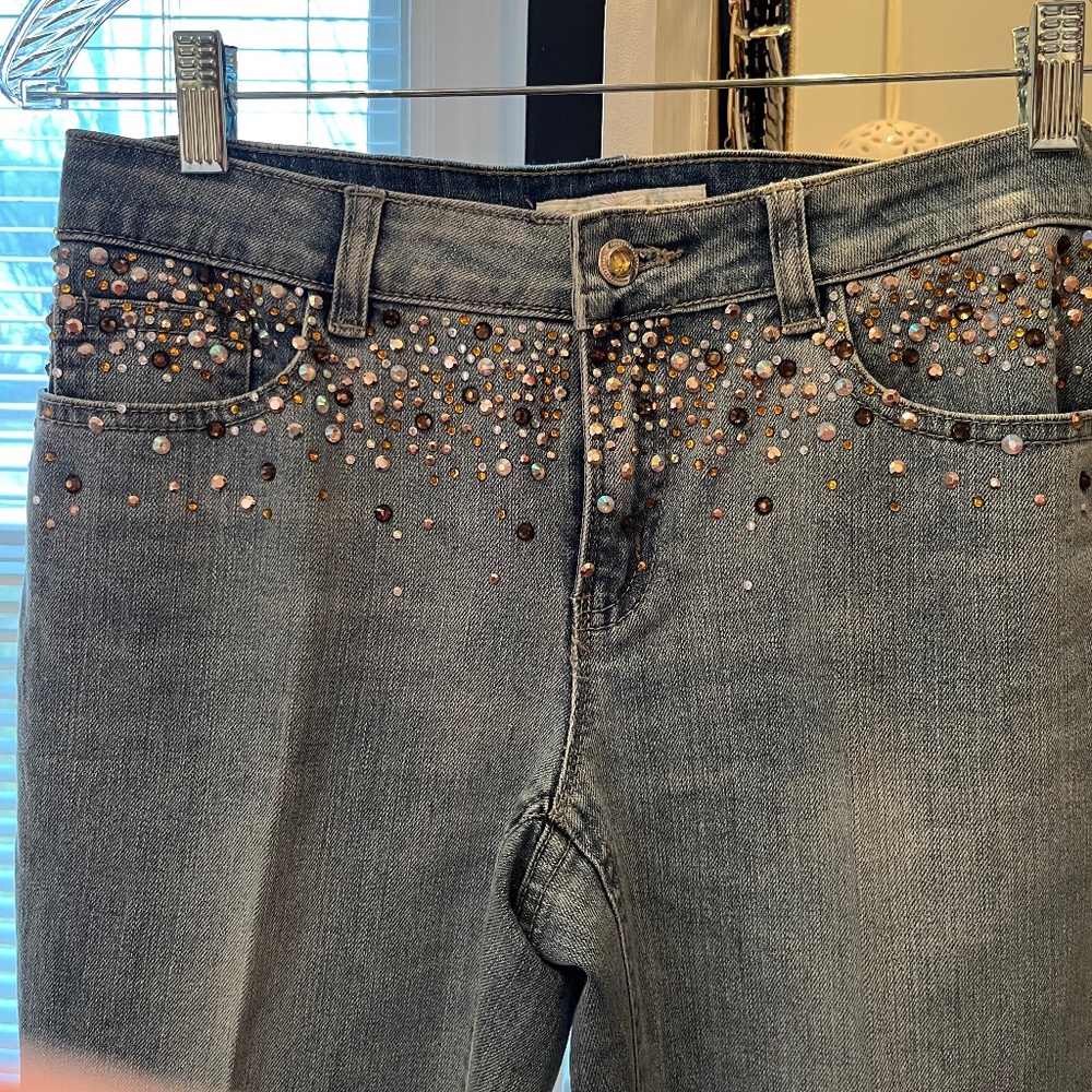 Boston Proper size 6 embellished jeans